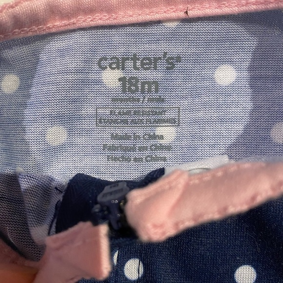 3 for $50 Carter’s footed pajamas NWT 18M - Picture 2 of 2